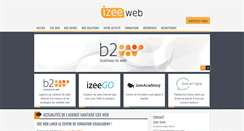 Desktop Screenshot of izee-web.com